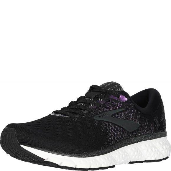 BROOKS WOMENS GLYCERIN 17 RUNNING SHOE - FELDSPAR/AQUA FOAM/GREY - B - 10.0 - Picture 2 of 2